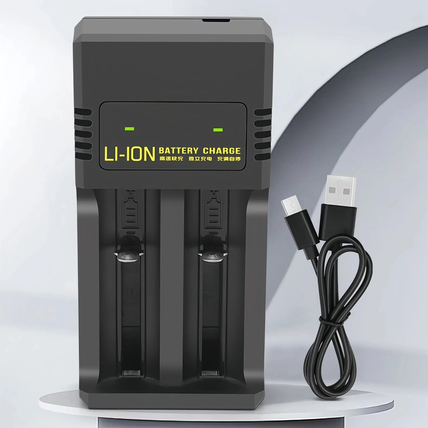 2pcs/lot 18650 rechargeable battery 12950mwh 3.7V lithium battery with 2 slot multi-function charger