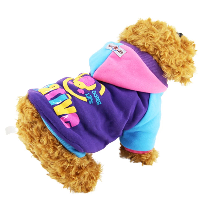 Dog Winter Coat Thick Warm Windproof Clothes Outdoor Lightweight Dog Hoodie Cotton-padded Jacket Chihuahua Yorkshire Pet Apparel