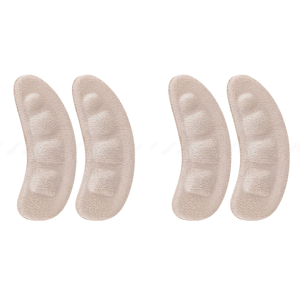 1/2Pair Silicone Pads Forefoot for Women's Shoes Non-slip Insert Self-adhesive Heel Gel Insoles Heels Sandals Anti-Slip Foot Pad