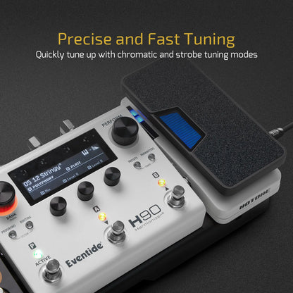 HOTONE Multi-function Tuner Press 4 in 1 Switchable Volume & Expression Padel with Buffer switch and Visible Tuner