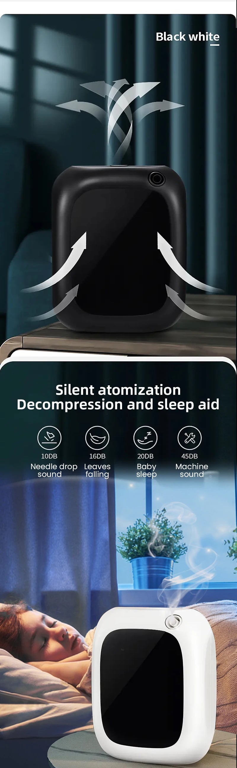 Bluetooth Essential Oils Diffuser Aromatherapy 1500m³ Home Fragrance Auto Flavoring Room Aromatizer Electric Aromatic Oasis