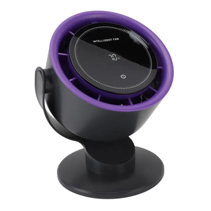 Desk Fan Battery Operated USB Rechargeable Personal Fan Quiet Small Portable Fan 100 Speed Adjustable Digital Display For Office
