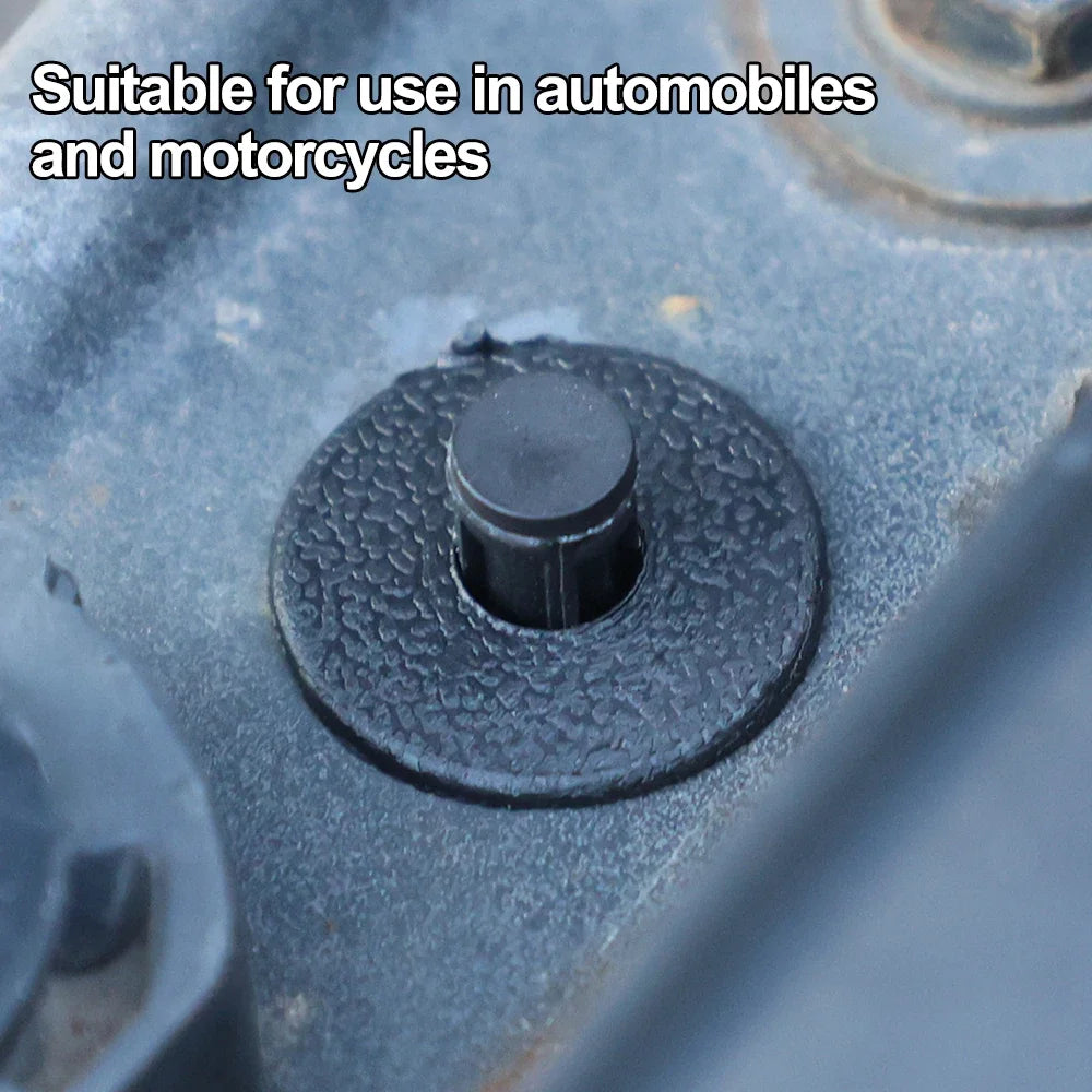 Car 8mm/6mm Hole Plastic Rivets Fastener Push Clip Black Auto Vehicle Door Trim Panel Retainer Fastener Clip Car Accessories