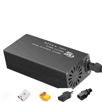 10 - 93V Adjustable Charger 3- 20A for 18650 LiFePO4 Lithium ion Battery 14.6V 16.8V 58.4V 54.6V 87.6V 84V 71.4V 58.8V 29.2V 20A
