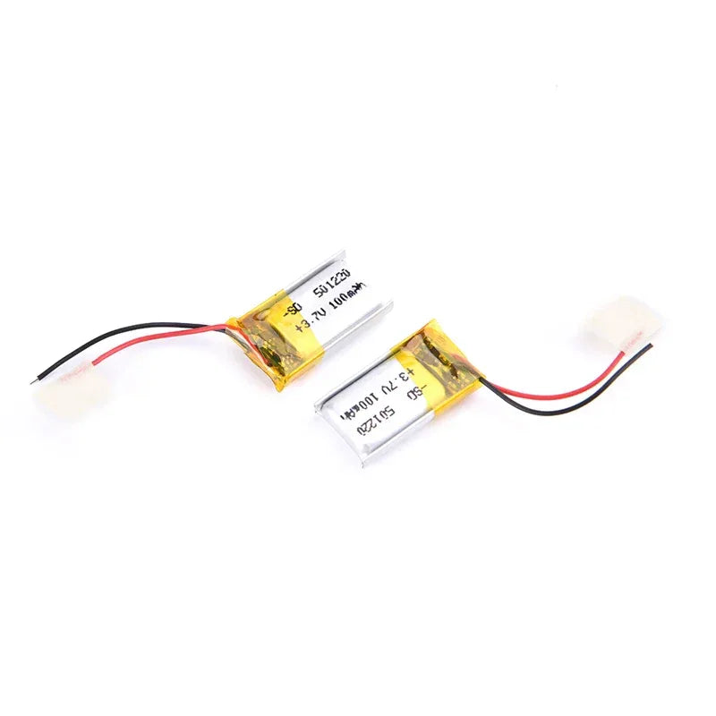 1Pc New 3.7V 100mAh LiPo 1S Polymer Rechargeable Battery Anki Overdrive Headset