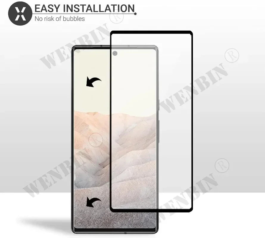 3 Pcs Tempered Glass For Google Pixel 10 9 Pro XL 8 7 6 Pro 7A 6A 5A 4A 3 XL Curved Full Cover Screen Protector