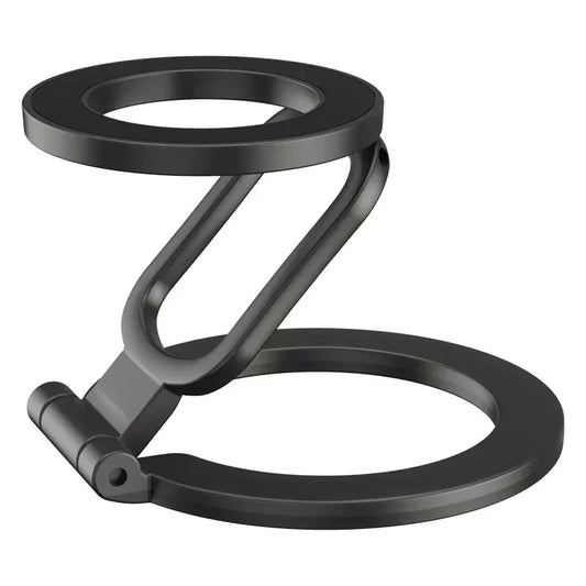 Double Sided Phone Stand Magnetic Phone Ring Holder Kickstand Magnet Grip for MagSafe iPhone 16 15 14 13 12 Pro Max Car Holder