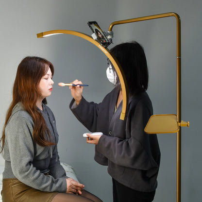 Fosoto Multiple Professional Half-Moon Light LED Lash Light  Ring Light For Makeup Beauty Salon Eyebrow Tattoo photography Video