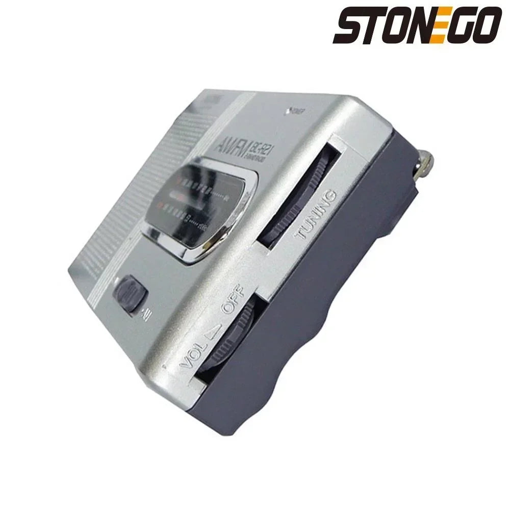Portable Rechargeable Mini FM Radio Player Multi-function Plug-in Card Compact Design for Travel