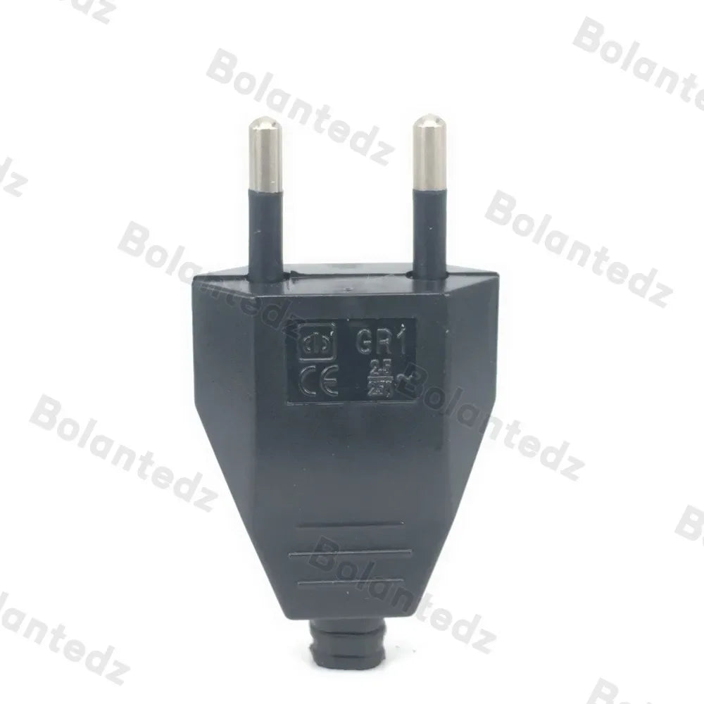 EU Plug Adapter 16A Male Replacement AC Outlets Rewireable Schuko Electeic Socket Euro Connector For Power Extension Cable