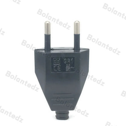 EU Plug Adapter 16A Male Replacement AC Outlets Rewireable Schuko Electeic Socket Euro Connector For Power Extension Cable