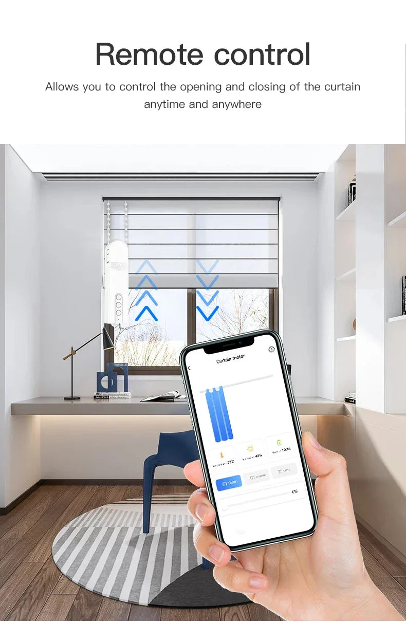 Tuya Smart Blind Motor USB Wifi  Automatic Electric Roller Shutter Shadows App Control Lifting Curtain Opening Closing Driver