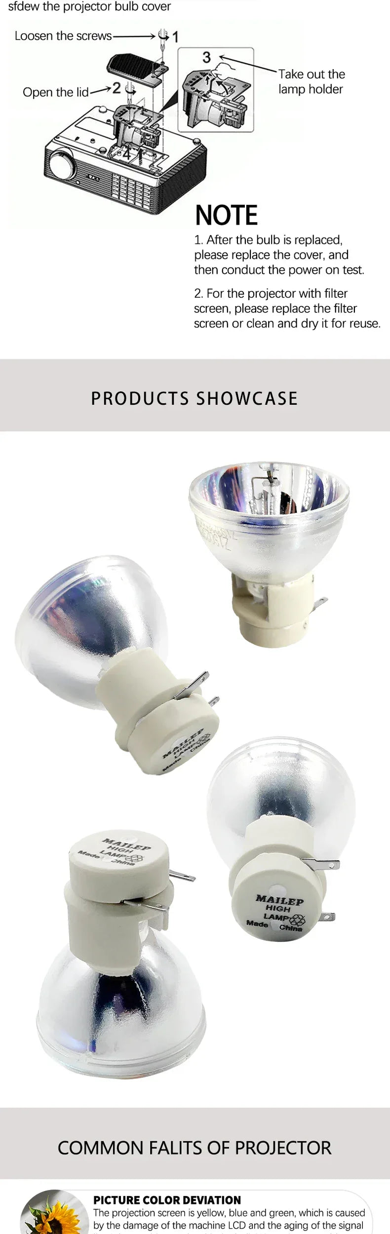 ELPLP49 projector light with casing, suitable for Epson EH-TW2800/EH-TW2900/EH-TW3000/EH-TW3200/EH-TW3500/EH-TW3600/EH-TW3800