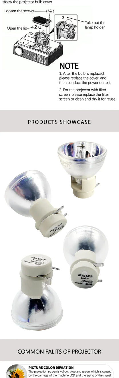 ELPLP49 projector light with casing, suitable for Epson EH-TW2800/EH-TW2900/EH-TW3000/EH-TW3200/EH-TW3500/EH-TW3600/EH-TW3800