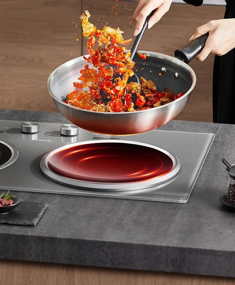 Midea Double Stove Induction Cooker Household Concave 3500W High Power