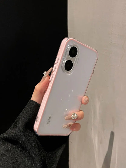 For POCO F7 Case Simple High-value Silicone Drop-proof PC Cover For Redmi turbo4 pro 5G Shockproof Bumper Fudna
