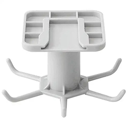 6 Hooks Kitchen Rack Kitchen Organizer Home Accessories 360 Degrees Rotating Cabinet Hanger Utensils For Kitchen Convenience