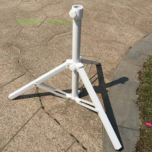 Support de parapluie GREATOOL, pied de parapluie à 3 pieds, 53 x 54 cm / 78 x 58 cm