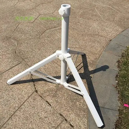 Support de parapluie GREATOOL, pied de parapluie à 3 pieds, 53 x 54 cm / 78 x 58 cm