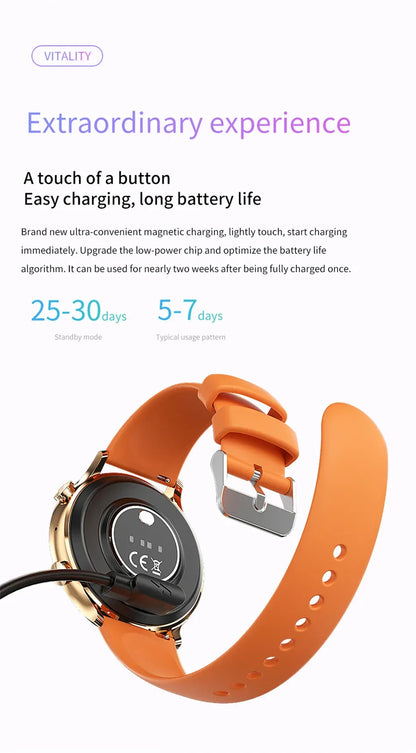 2025 New Smartwatch Women 1.39 inch AMOLED HD Screen Always On Display Custom dial Call IP68 Sport Smart Watch For women men