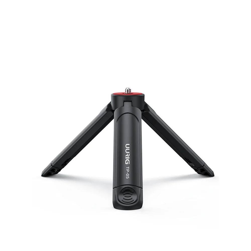 Upgrade U-Vlog Lite Mini Tripod with 360 Ball Head & Cold Shoe Selfie Stick Tabletop Tripod for Iphone Android Phone DSLR Camera