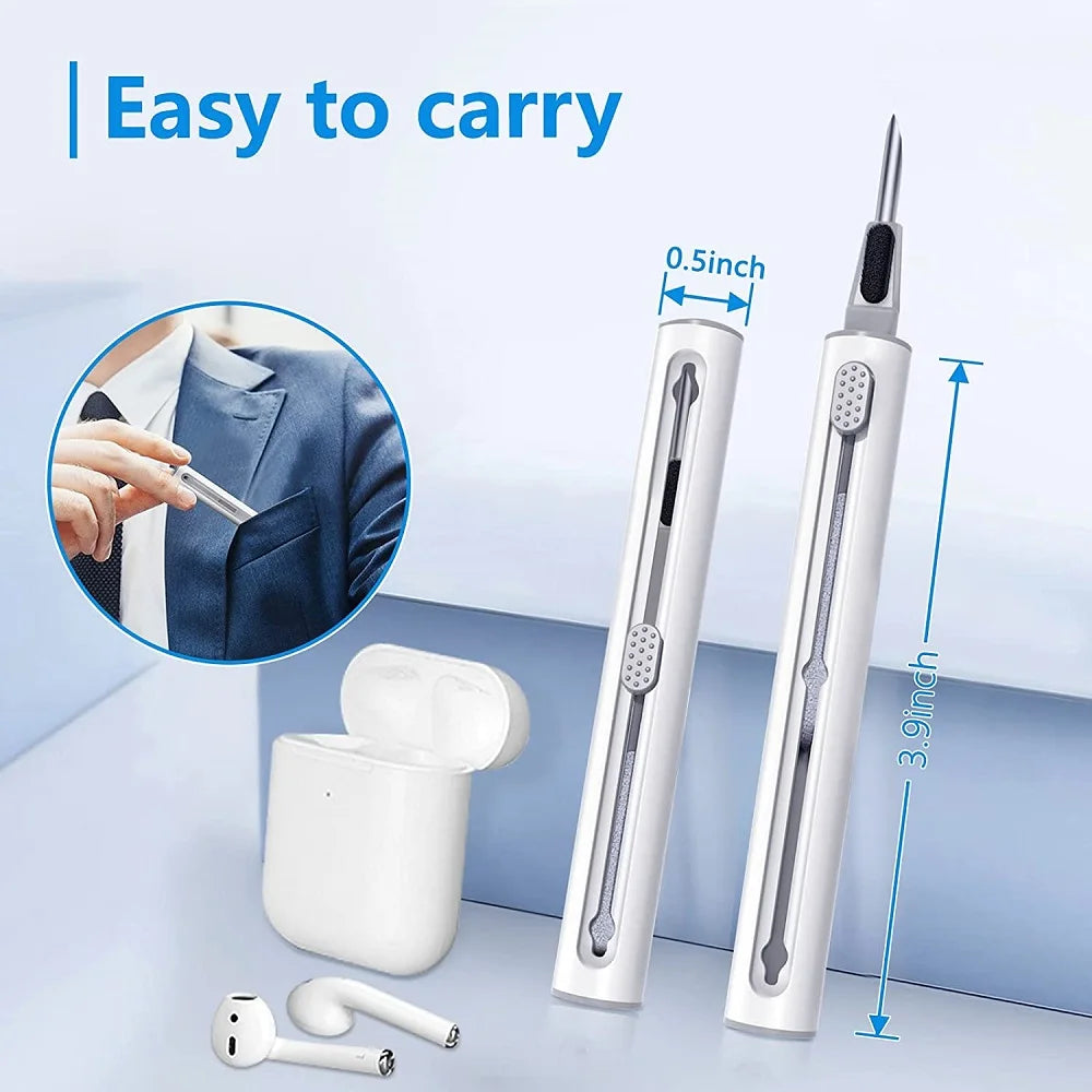 3 In 1 Bluetooth Earphones Cleaning Tool Earbuds Case Cleaner Kit Cleaning Brush Pen For Airpods Pro 3 2 1 Headphones Clean Set