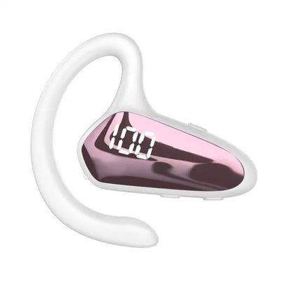 Single Wireless Bluetooth Headset Digital Display Air conduction Concept Right Ear Headphone Business Ear-mounted Earphones