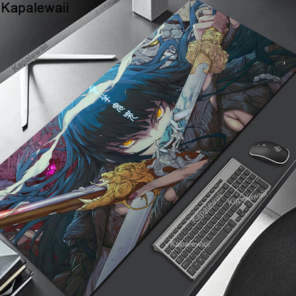 Oni Mouse Pad Gaming Mousemat Large Desk Mat Pc Gamer Accessoires Mousepad Speed Keyboard Pads XXL 900x400 Keyboard Mousepad