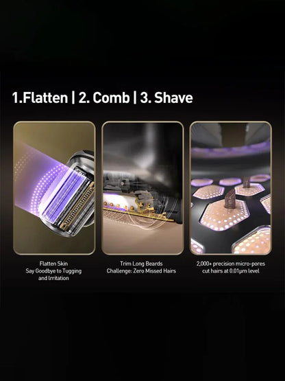 Braun Electric Shaver S9 Reciprocating Razor Rechargeable Men's Shaving Machine Wet Dry Double Use Floating Head Hair Cutting Ma
