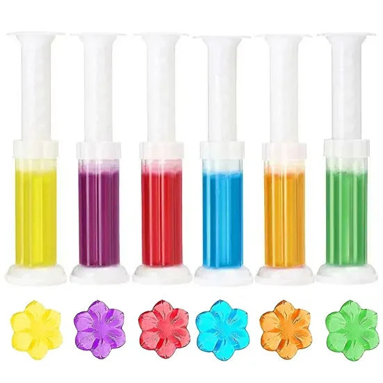 1-10Pcs Flower Gel Stamp Toilet Cleaner Air Freshener Bathroom Toilet Cleaning Gel Needle Design Fragrance Deodorant Supplies