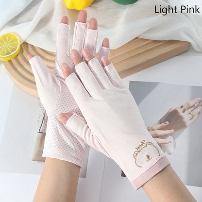 1 Pair Anti UV Nail Gloves UV Gel Shield Glove Fingerless Manicure Nail Art Tools LED Lamp Nails Dryer Radiation Hand nail tools