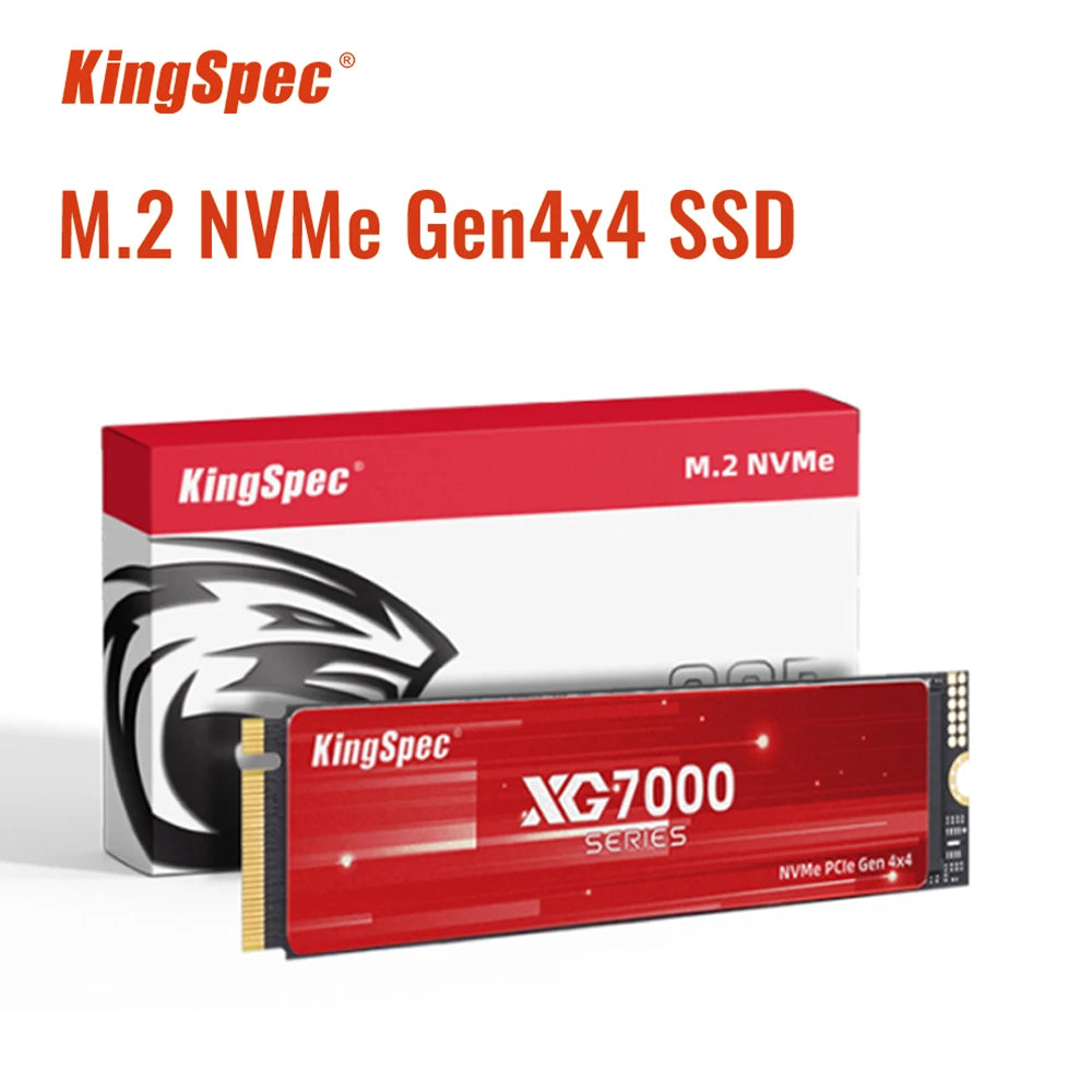 KingSpec M2 PCIe4.0 NVMe SSD 512G 1TB 2TB PCIe3.0 500g 4tb Hard Drive Hard Drives Hdd Disk hd for Laptop Desktop PS4 PS5
