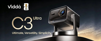 2026 C3 Ultra Native 1080P Projector 1000 CVIA Lumens 120Hz MT9669 Chip 4GB+64GB LCD Projector Eye-Care Auto Focus Keystone