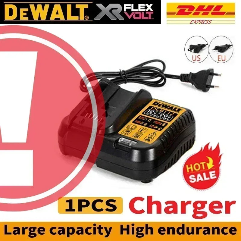 Original Dewalt 20V Battery, dewalt 2AH 3 5AH/6AH Rechargeable Lithium-Ion Battery, Dewalt DCB206 Power Tool Replacement Battery