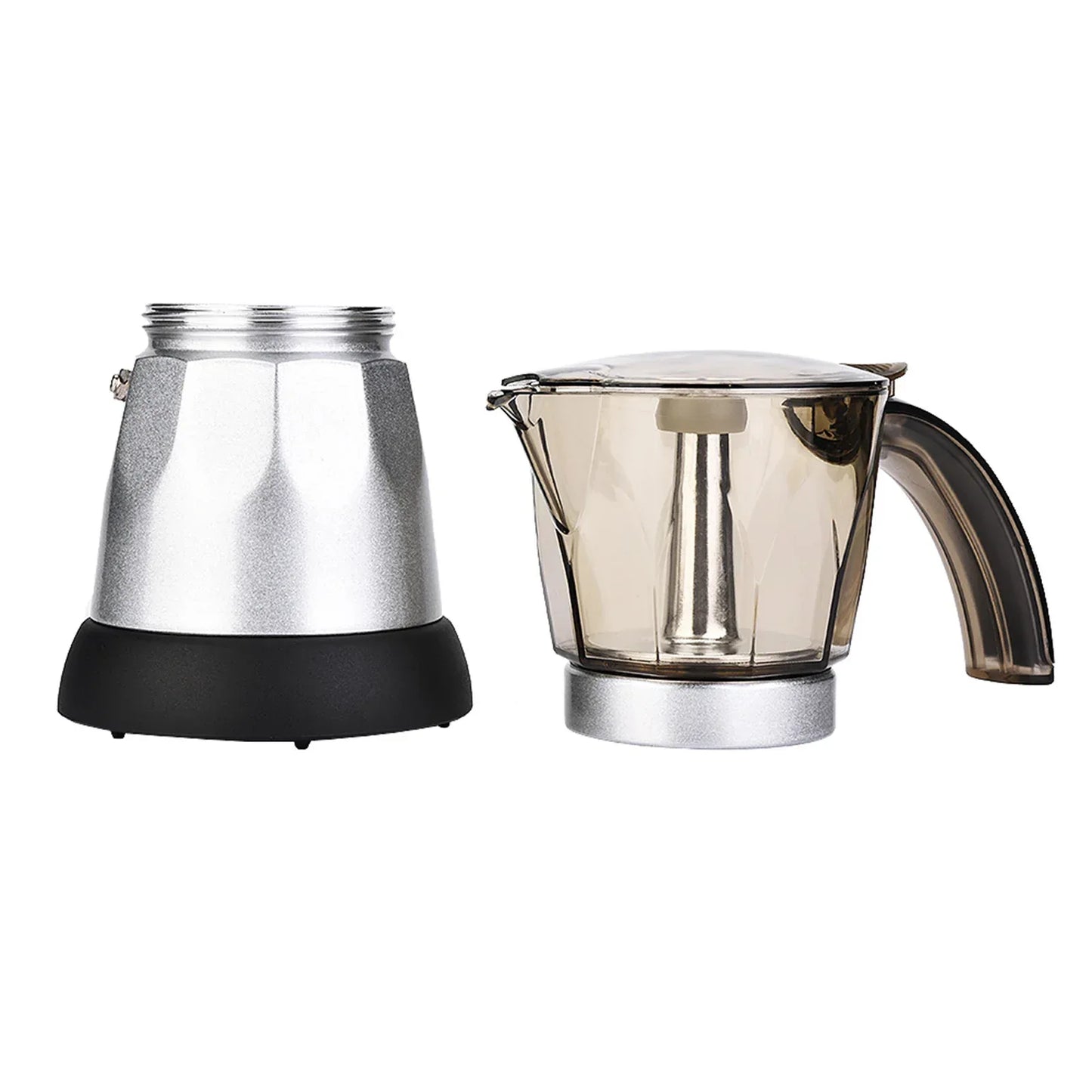 Large Capacity Electric Moka Pot Stovetop Espresso Coffee Maker Coffee Percolator 300ml