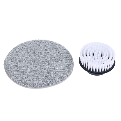 Electric Scrubber Brush Replacement Heads 4Pcs Set For Handheld Cleaning Tool Bathtub Kitchen Sink Floor Surface Pads
