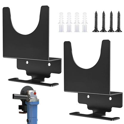 1/2Pcs Angle Grinder Holder Multipurpose Wall-mounted Hanger Angle Grinder Frame Tool Angle Grinder Stand for Shops Workbench