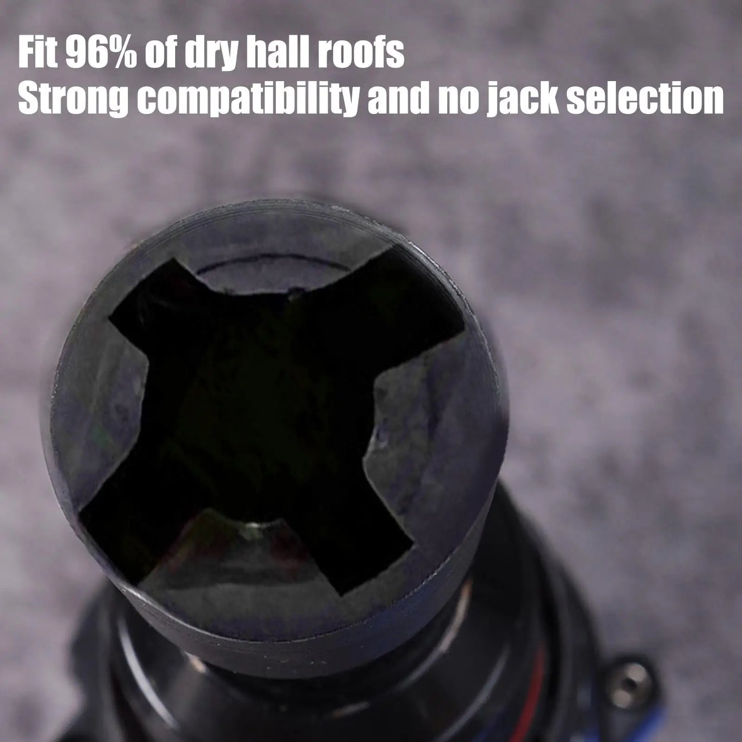 Universal Scissor Car Jack Adapter Rv Stabilizer Jack Drill Adapter Car Disassemble Tool Steel Ball Joint Rod Impact Wrench Tool