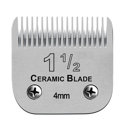 Pet Dog Cat Detachable Ceramic Blade Compatible with Andis,Oster A5 & 76,Wahl KM 10 Series Animals Grooming Clippers