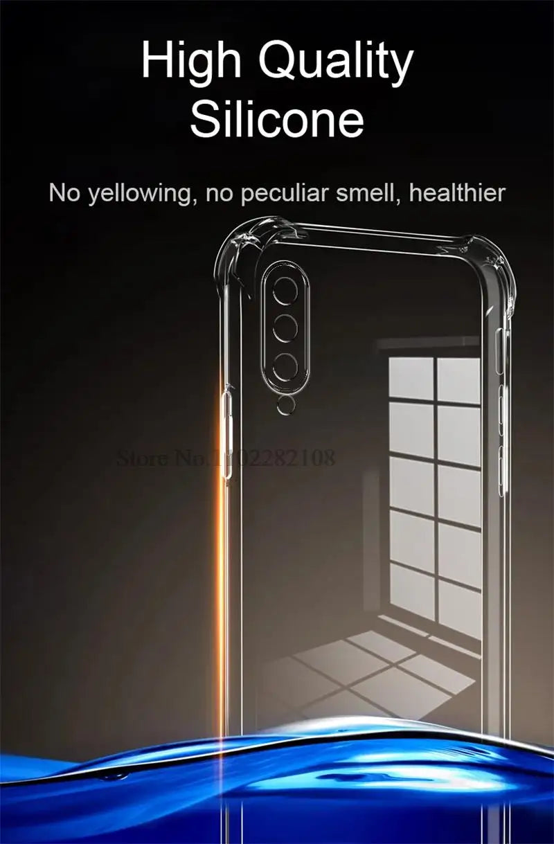 A50 A30S Case For Samsung Galaxy A50 Case Silicone Clear Transparent Case For Samsung A30s Phone Case A 50 30s A505F A307F Cover