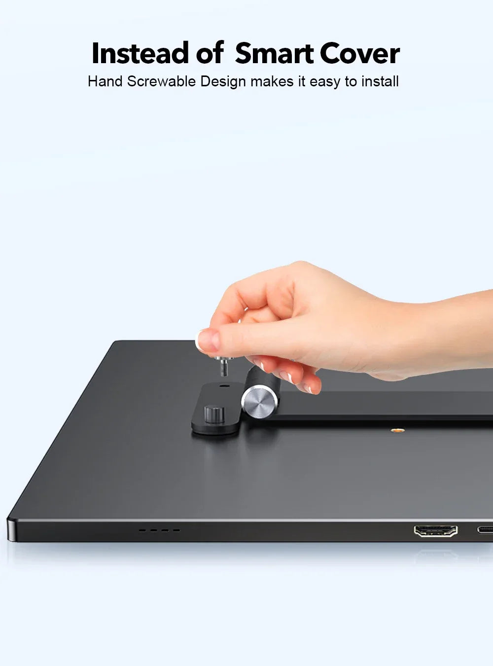 EVICIV Adjustable Monitor Stand VESA 75*75mm Mount Desk Support Holder for 7 - 17.3 Inch  M3/M4 Portable Monitor Kickstand