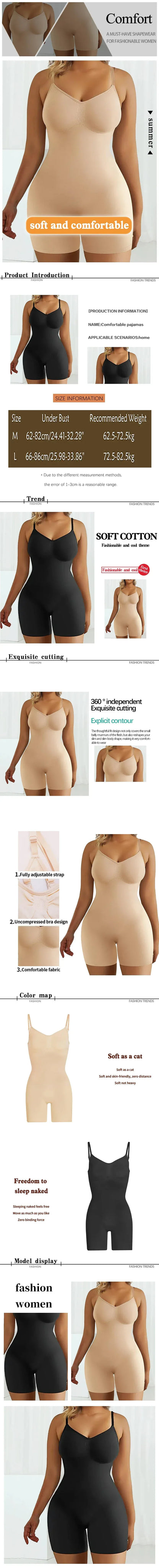 Bodysuit for Women Tummy Control Shapewear Seamless High Waist Flat Belly Belt Stretch Shapewear Body Shaper