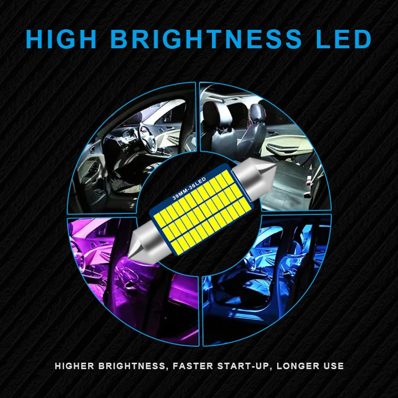 17Pcs Canbus For Peugeot RCZ Coupe 2010 2011 2012 2013 2014 2015 2016 Vehicle Bulb LED Interior Light Kit Car Lamp No Error