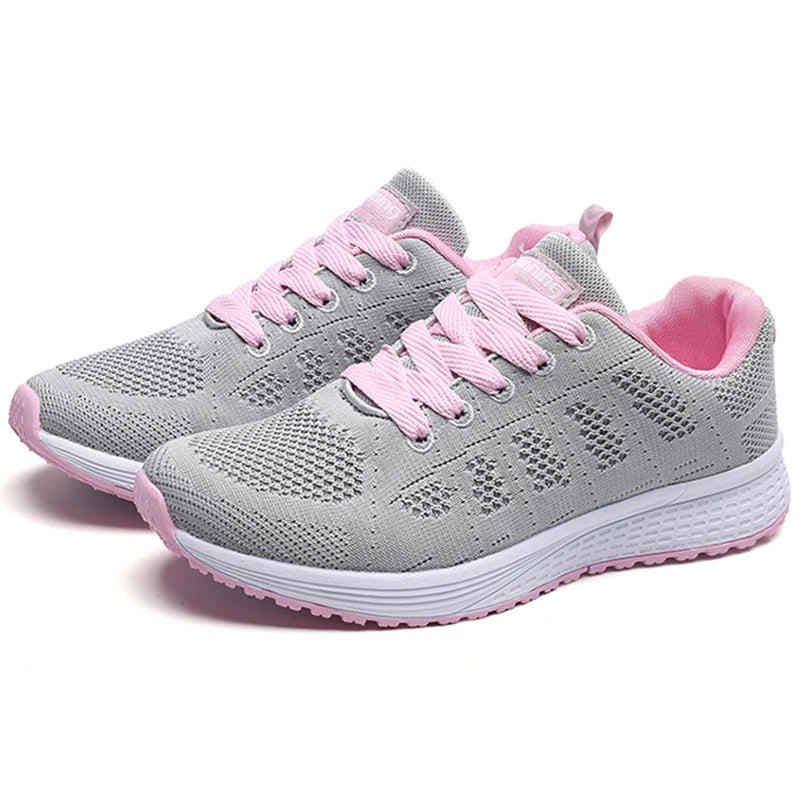 Women Sneaker Shoes Fashion Lace Up Women Sport Sneaker Plus Size Women's Sports Shoes Elegant Footwear Shoes For Ladies