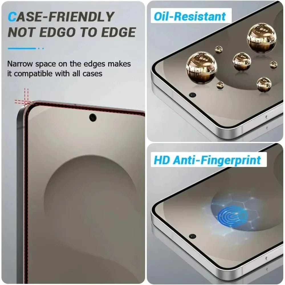 Dust Free Easy Install Anti Spy Tempered Glass  Screen Protectors For iPhone 17 Pro Max 17 Air 16 15 14 Plus 13 12 Mini 11 XR XS