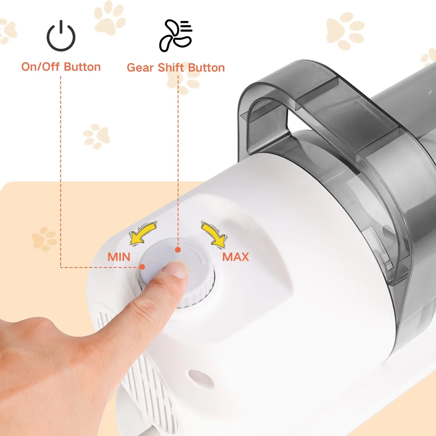 Pet multi-functional hair trimmer dog vacuum set all-in-one machine pet beauty device vacuum cleaner hair clipper