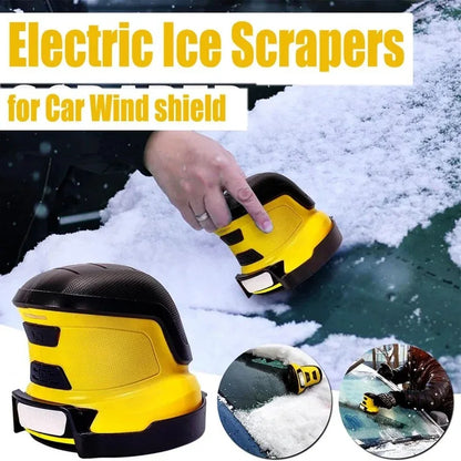 Car Ice Snow Scraper USB Electric Heated Snow Removal Windshield Glass Defrost Cleaning Tools Automobile Fast Snow Deicing