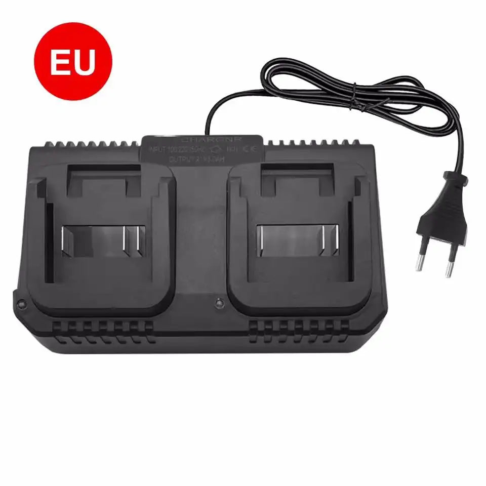 Lithium Battery Dual Charger 2 Ways Power Tool Battery Charger EU/US Plug For Makita 18V 21V Battery BL1415/1815/1830/1850