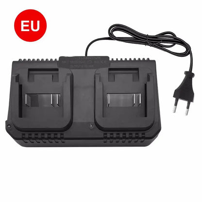 Lithium Battery Dual Charger 2 Ways Power Tool Battery Charger EU/US Plug For Makita 18V 21V Battery BL1415/1815/1830/1850