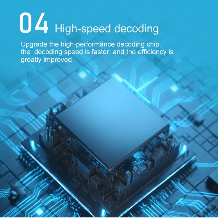 2D 1D Barcode Reader Wireless QR Bar Code Scanner CMOS Image High-speed Decoding Bluetooth Handheld Scanner for store